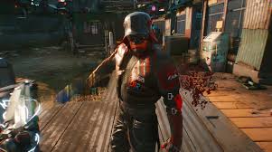 Maybe you would like to learn more about one of these? A Tiger Claws Goon Wearing A Cool Samurai Helmet Cyberpunkgame