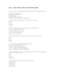 Maybe you would like to learn more about one of these? Soal Powerpoint