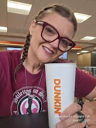 At Dunkin Orlando! For July 4th How cute!