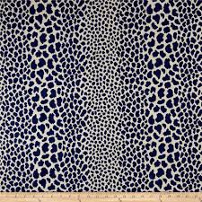 P Kaufmann Cosmo Indigo Home Decor Fabric Indigo Blue Animal Print Fabric Cheetah Spots Upholstery F Animal Print Fabric Printing On Fabric Home Decor Fabric