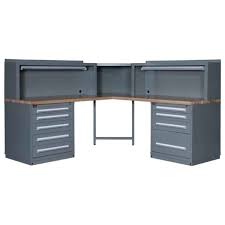 A small footprint saves space and adds shop storage and organization. 251wbc18 Industrial Workbench With Drawers Concept 18 Lyon