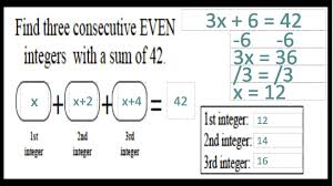 Let us say, x, x+1 and x+2 are three consecutive integers, then the product of these three consecutive integers are given by: Consecutive Integers Even Odd And More Quizizz