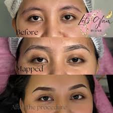 Ombre Powder Brows 🤍 No more sad and uneven eyebrows ✓￼ Thank you so much  po 🫶🏻🤍 All shades are available based