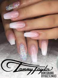 French Fade Nails Glitter Tammytaylor Faded Nails French Fade Nails French Acrylic Nails