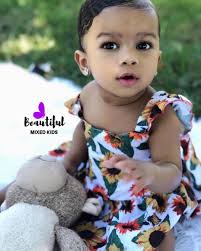 Black And Indian Mixed Babies 3 544 Likes 10 Comments Beautiful Mixed Kids Beautifulmixedkids On Instagram Annaleigha 1 Year Cau Mixed Kids American Baby African American Babies