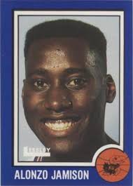 RARE 1991 KANSAS JAYHAWKS BASKETBALL POSTER ALONZO JAMISON O ZONE KU  BASKETBALL