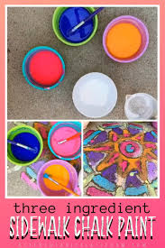 Sidewalk Chalk Paint A Diy Recipe The Kitchen Table Classroom Video Video Sidewalk Chalk Paint Chalk Paint Recipe Sidewalk Chalk