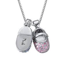 Enjoy complimentary shipping and returns. Personalized Baby Shoe Necklace Forever My