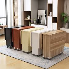 Ikea dining tables come with different sizes and heights. New Creative Solid Wood Folding Movable Dining Table Living Room Kitchen Stuff Storage Home Furniture Free Shipping Dining Tables Aliexpress