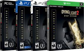 Dying light 2's massive collector's edition comes with all of the bonuses from the deluxe edition as well as a statuette with uv lamp, a themed flashlight, uv stickers, an art book, and a map of the city. 1j0do03laqpxvm