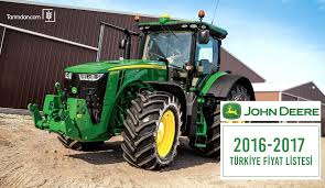 John Deere Traktor 2017 Tum Modelleri Guncel Fiyat Listesi