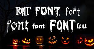 خطوط الهالوين 2017 مدونة فوتوشوب halloween fonts pumpkin carving carving