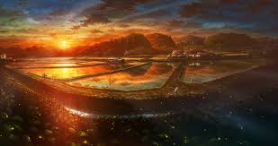 Anime world sunset anime street anime beautiful anime night anime city anime beach art neon cool dream world landscape anime. Anime Sunset Wallpaper 3374x1787 Id 50825 Wallpapervortex Com