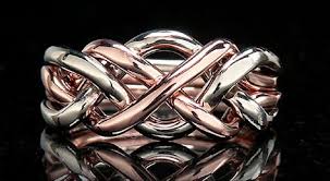 14k gold unisex 7 band puzzle ring 7bdg. 59 Puzzle Rings Ideas Puzzle Ring Rings Jewelry