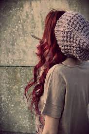 This Hair Color Is Muh Favee Can T Wait Till Mines Grown Back Out Maroon Hair Indie Scene Hair Hair Styles