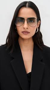 Tom Ford Unisex Clark 59mm Aviator Sunglasses, Mens, Shiny Black/Green