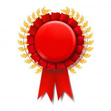 Red Award Ribbon Award Ribbon Ribbon Png Background Design Vector