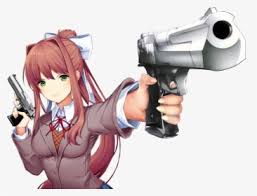 Cartoon Gun Png Monika Holding A Gun Transparent Png Transparent Png Image Pngitem View our latest collection of cartoon hand drawing a policeman design holding a gun png images with transparant background, which you can use in in addition to free png format images, you can also find cartoon, hand drawn, police, vectors, psd files and hd background images. cartoon gun png monika holding a gun