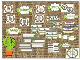 El cactus es una de las plantas bastante exóticas que tienes la especial característica de resistir perfectamente a los diferentes tipos de clima por lo que se lo puede utilizar para decorar cualquier jardín son ningún problema. Spanish Classroom Decor Super Cute Decoraciones Para La Clase En Espanol