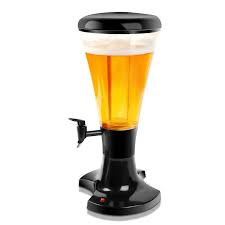 3l Draft Beer Tower Dispenser With Led Lights Ebay