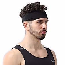 Mens Headband Running Workout Gym Sports Guys Sweatband Elastic Hair Band Sweat Headband Men Mens Headband Sports Sports Headbands