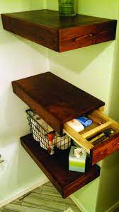 Neutral Corner Shelves With Drawers Tips For 2019 Diy Corner Shelf Corner Shelf Design Corner Floating Shelves