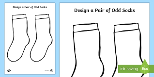 Posts on clarks condensed contain affiliate links which i earn a small commission from. Design A Pair Of Odd Socks Sock Template