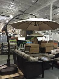 The umbrella is 10' with solar powered led lights. Sunbrella Umbrella Costco Off 78 Cheap Price