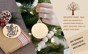 Maybe you would like to learn more about one of these? Amazon Com Aerwo 50pcs Wooden Circles For Crafts 3 5 Round Wood Discs Slices With Pre Drilled Holes Unfinished Blank Diy Hanging Wooden Christmas Ornaments To Paint Paintable Christmas Craft Kits For Kids