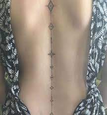 Chinese symbol tattoo down spine. 27 Of The Most Beautiful Spine Tattoo Ideas That Perfectly Accentuate The Elegant Curves Of Our Spine Tattoos For Women Back Tattoo Women Spine Back Tattoos