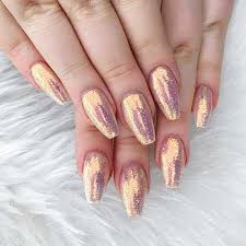 Gold nail designs inspire wealth and luxury. 35 Really Chic Pink Nail Designs 2017