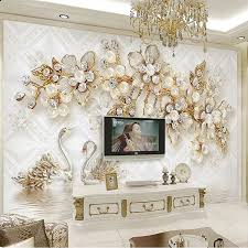 Jess art decoration ® from $85.99 usd. Custom Mural Wallpaper For Bedroom 3d Luxury Gold Jewelry Flower Living Room Buy Tv Wall Mural Wall Fashion Wallpaper 3d Wallpaper Product On Alibaba Com