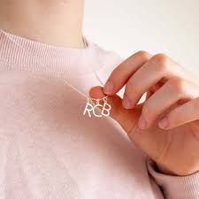 Free shipping on orders over $25 shipped by amazon. Contemporary Letter Pendant Sterling Silver Necklace By Bloom Boutique Notonthehighstreet Com