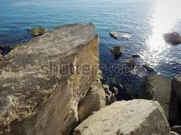 Rocky Coast Of The Caspian Sea Month Of July 2019 Year Caspian Sea Rocky Coast