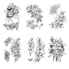 After your tattoo is completed, you will also have to care for it. Amazon Com Black Rose Temporary Tattoos Flowers Tattoo Sticker Sexy Waterproof Fake Body Art 6 Sheet Beauty Personal Care