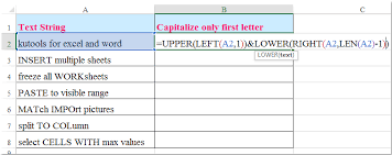 How to set a style for a certain html element with an id of special? How To Capitalize First Letter Only Or First Letter Of Each Word In Excel