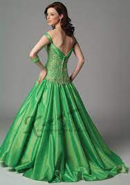 The Back Green Wedding Dresses Colored Wedding Gowns Dark Green Wedding