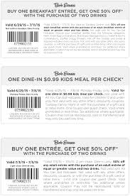 Second Breakfast 50 Off A Kids Meal For A Buck At Bob Evans Bob Evans Second Breakfast Coupon Apps