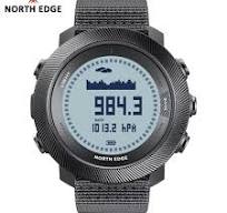 North Edge APACHE-D Men’s Outdoor Dive Watch | Altimeter, Barometer &  Compass - White
