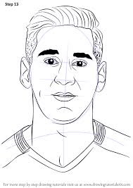 Drawingnow offers thousands of free how to draw, step by step, easy drawing lessons. Learn How To Draw Lionel Messi Footballers Step By Step Drawing Tutorials