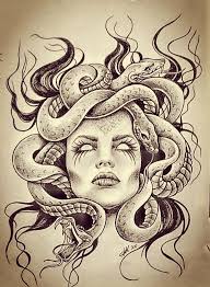 Medusa Drawing Medusa Tattoo Medusa Tattoo Design Mythology Tattoos