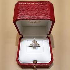 3 29 Carat Cartier Pear Shaped Solitaire 1895 Engagement Ring Girly Jewelry Wedding Party Games Driving Photography