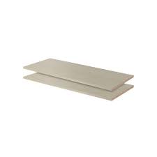 White melamine wood shelf 15.75 in. Wood Closet Organizer Target