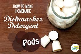 Save money buying the expensive dishwasher soaps and make your own! How To Make Diy Dishwasher Detergent Pods Borax Free Fab How