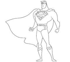 Dibujo Superman Para Colorear