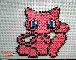 This is a giant pokemon pixel art of mew made by tcrouch download map now! Les Perles Hama De Jess Mew Perler Patterns Pixel Art Templates Pixel Pattern