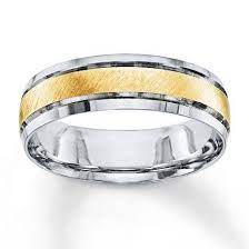 Jared Wedding Band 10k Two Tone Gold 6mm Mens Wedding Bands Wedding Ring Bands Wedding Bands