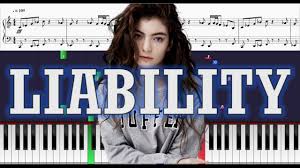 Lorde Liability Easy Piano Tutorial W Sheets Youtube