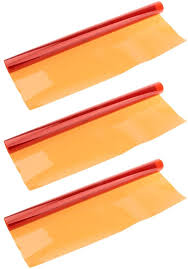 Homyl 3x Color Correction Gel Filter Overlays Transparency Color Film Plastic Sheets Gel Lighting Filters Yellow Filters