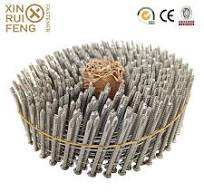 Xinruifeng Fastener 15 Degree Bright Eg. HDG. Siding Wire Weld Coil Nails